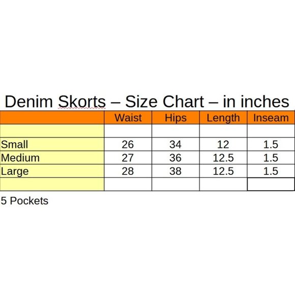 Blue Denim Skort Asymmetric High Rise Skirt Shorts combo 5 Pockets School Casual - Picture 6 of 13